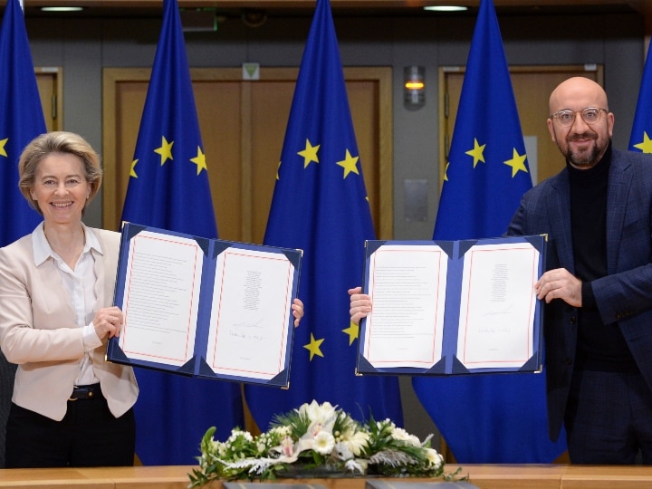 British lawmakers approve post Brexit trade deal with European Union ब्रिटिश सांसदों ने यूरोपीय संघ के साथ ब्रेक्जिट के ऐतिहासिक करार को दी मंजूरी