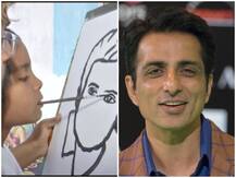 दिव्यांग बच्चे ने मुंह से पेंट ब्रश पकड़कर बनाया सोनू सूद का स्कैच, भावुक होकर बोले अभिनेता- जल्द मिलता हूं