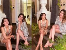 नए साल पर दिखा Navya Nanda का ये अंदाज़, गोल्डन शिमर शॉर्ट ड्रेस में नज़र आई बेहद खूबसूरत