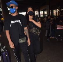 मैं चली मैं चली : मास्क से लेकर शूज़ तक सब कुछ ब्लैक, कूल अंदाज़ में एयरपोर्ट पर स्पॉट हुई Shruti Haasan