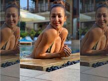 फ़िल्मों से नदारद लेकिन अपनी तस्वीरों से छाई रहती हैं Malaika Arora, चलती ट्रेन की छत पर डांस कर मचाया था तहलका