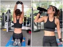 हिना खान ने फ्लॉन्ट किए एब्स, फिट रहने के लिए करती हैं जबरदस्त वर्कआउट, देखें