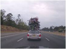 Viral: कार की छत पर कई साइकलें रखकर यात्रा कर रहे एक शख्स का फोटो वायरल, जानिए लोगों ने क्या कहा