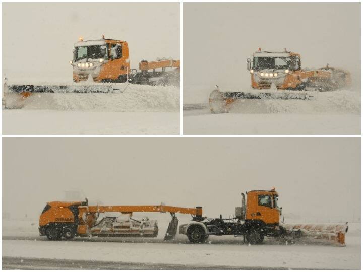 श्रीनगर में अभी भी भारी बर्फबारी हो रही है. अब इसी बीच भारी बर्फबारी के कारण बंद हुए श्रीनगर अंतरराष्ट्रीय हवाई अड्डे पर सीमा सड़क संगठन (बीआरओ) ने रनवे को मंजूरी दे दी है.