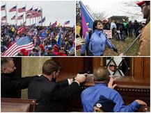 Photos: अमेरिका में बेकाबू हुए ट्रंप समर्थक, सुरक्षाकर्मियों ने की फायरिंग, एक प्रदर्शनकारी की मौत