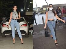 हाई हील्स और स्टाइलिश साइड बैग का लगाया तड़का, अपनी ड्रेस को रिपीट करती दिखीं Nora Fatehi