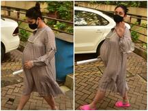 Photos: करीना कपूर खान ने घर के बाहर फ्लॉन्ट किया बेबी बंप, बेबो से फैंस बोले- जुड़वा हैं क्या