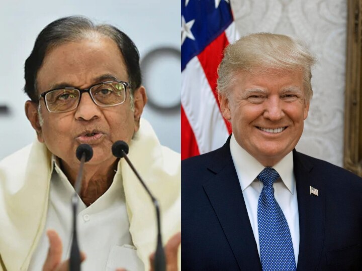Former Union Minister Chidambaram targeted US President Donald trump america नए राष्ट्रपति के शपथ ग्रहण में शामिल नहीं होंगे ट्रंप, चिदंबरम बोले- अमेरिकी लें राहत की सांस