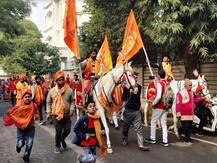 आगरा: राम मंदिर निर्माण के लिए रथ यात्रा निकाल रही बीजेपी, लोगों से सहयोग मांगेंगे कार्यकर्ता