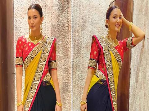 Gauahar Khan शादी के बाद अपने पति के संग पहुंची अपने खास दोस्त की शादी में, देखें वीडियो Gauahar Khan शादी के बाद अपने पति के संग पहुंची अपने खास दोस्त की शादी में, देखें वीडियो