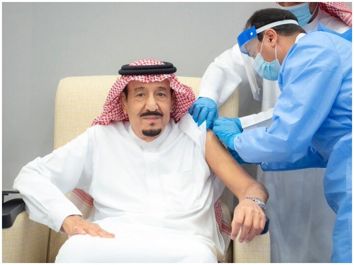 Saudi Arabia's King Salman bin Abdul Aziz gets first dose of corona vaccine, corona vaccine will be free in the state किंग सलमान बिन अब्दुल अजीज को लगा कोरोना वैक्सीन का पहला डोज, सऊदी अरब में मुफ्त में लगेगी कोरोना वैक्सीन