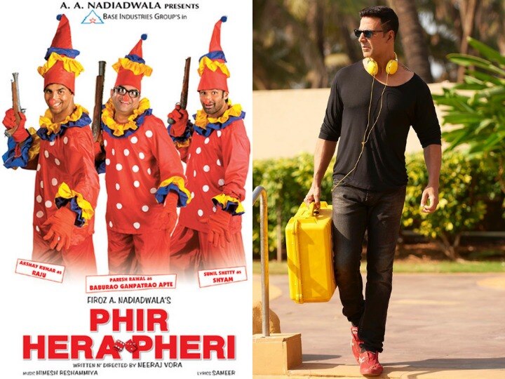 Akshay Kumar recalls 25 din mein paisa double dialogue from Phir Hera Pheri in new pic Akshay Kumar को आई 'Phir Hera Pheri' की याद, फोटो शेयर कर फैन्स से बोले-25 दिन में पैसा डबल