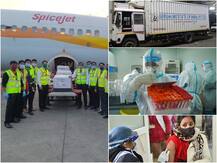 तस्वीरें: दिल्ली आ रही है 'कोविशिल्ड' वैक्सीन की पहली खेप, पूणे एयरपोर्ट से रवाना