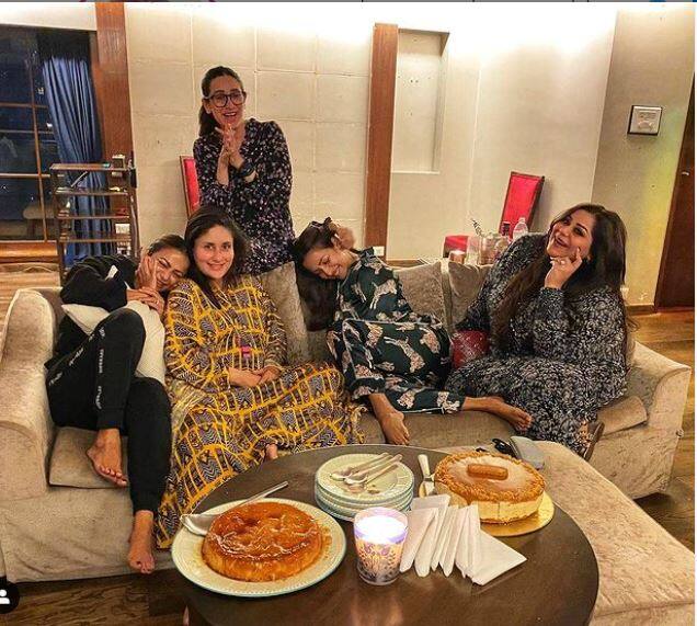 ये तस्वीरें देखकर ऐसे सवाल उठ रहे हैं कि क्या करीना कपूर डिलीवरी से पहले नए घर में शिफ्ट होने वाली हैं? करीना ने पार्टी की तस्वीर पोस्ट करते हुए जो कैप्शन लिखा है, उस वजह से सवाल उठ रहे हैं.