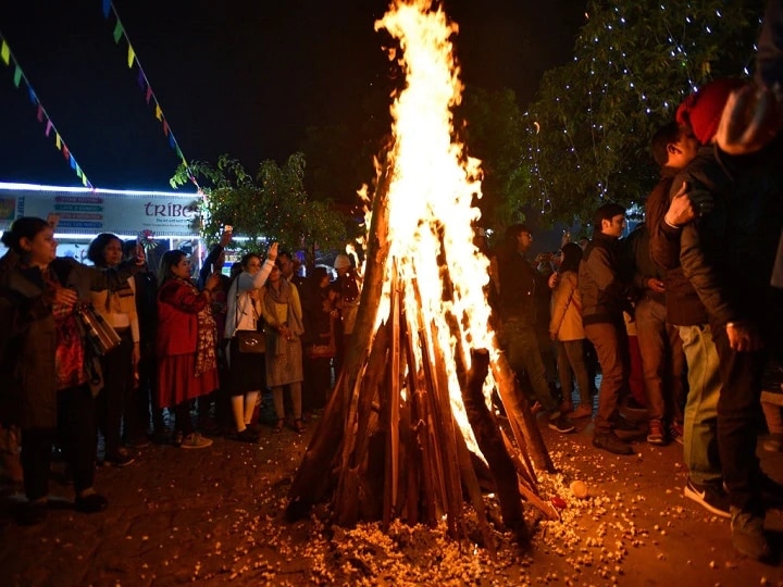 Lohri celebrations by North Indian people 