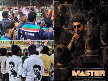 रजनीकांत स्टाइल‌ में सुपरस्टार विजय की फिल्म 'मास्टर' की रिलीज का मुम्बई में जश्न