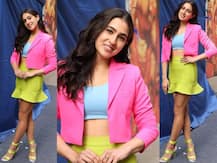 Colour Blast: शूटिंग के सेट पर स्पॉट हुईं सारा अली खान, फैंस को पसंद आ रहा कलरफुल अंदाज