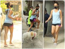 सिर्फ 880 की टी-शर्ट पहन योगा करने पहुंचीं मलाइका अरोड़ा, जानिए- स्लीपर की कीमत