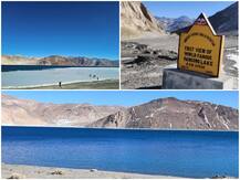 Pictures: चीन से टकराव के बीच Pangong Lake पहुंचा abp न्यूज़, देखिए बेहद खूबसूरत तस्वीरें