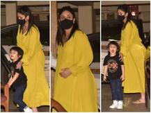 In Pics: देर रात तैमूर को घुमाने निकलीं प्रेग्नेंट करीना कपूर खान, बेटे की हरकतों से हुईं परेशान