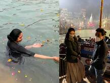 'चंद्रमुखी चौटाला' ने लगायी गंगा में डुबकी, पति के साथ पहुंची हरिद्वार, देखें तस्वीरें