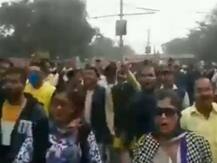 TMC कार्यकर्ताओं की विवादित नारेबाजी- बंगाल के गद्दारों को गोली मारो ***