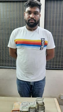 भारत-आस्ट्रेलिया मैच पर सट्टा लगाते एक गिरफ्तार, कैश के संग मोबाइल बरामद