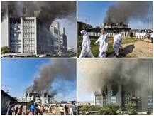 Photos:कोरोना वैक्सीन बनाने वाले सीरम इंस्टीट्यूट में आग लगने से पांच मजदूरों की मौत, मुआवजे का एलान