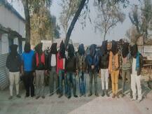 बिहार के रोहतास में एक दर्जन लुटेरे गिरफ्तार, 35 लाख रुपए का लूट का सामान बरामद