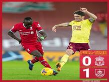 लीवरपूल का ईपीएल में घरेलू मैदान पर 68 मैच का अजेय अभियान थमा, खिताब बचाने की उम्मीदों को लगा झटका