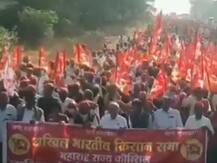 कृषि कानूनों के विरोध में बड़ी संख्या में नासिक से मुंबई की तरफ किसानों का मार्च, कल आजाद मैदान में होगी रैली