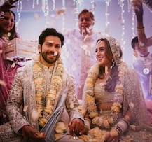 Just Married: पति-पत्नी बने बचपन के दोस्त वरुण-नताशा, ये रहीं शादी की 10 इनसाइड तस्वीरें