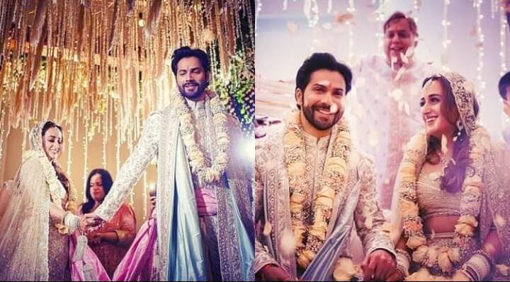 वहीं, पेशे से खुद एक फैशन डिजाइनर नताशा दलाल ने अपना ही डिजाइन किया हुआ डिजाइनर लहंगा पहना.