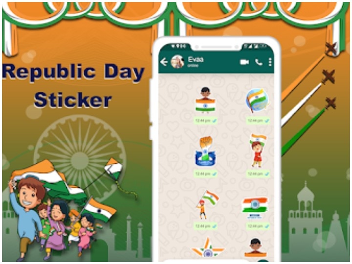 Republic Day 2021 Stickers: How to download 26 January WhatsApp Stickers Send Republic Day 2021 Stickers: रिपब्लिक डे पर ऐसे क्रिएट करें खुद के WhatsApp स्टिकर्स, यहां जानें आसान तरीका