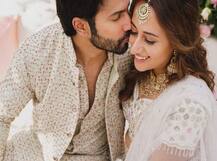 Varun Dhawan-Natasha Wedding: नई तस्वीरों में इस तरह अपनी दुल्हनिया पर प्यार बरसाते दिखे Varun Dhawan