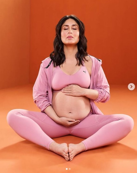 In Pics: करीना कपूर खान ने बेबी बंप में किया बेहद टफ योगा, कभी एक पैर हुईं खड़ी तो कभी करदी बॉडी स्ट्रैच