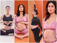 In Pics: करीना कपूर खान ने बेबी बंप में किया बेहद टफ योगा, कभी एक पैर हुईं खड़ी तो कभी करदी बॉडी स्ट्रैच