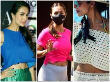 Photos: मलाइका अरोड़ा ने क्रॉप टॉप पहने एक बार फिर फ्लॉन्ट किए प्रेग्नेंसी वाले स्ट्रेच मार्क, देखिए डेयरिंग अंदाज