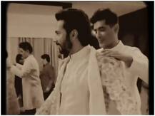 मनीष मल्होत्रा ने बड़े ही खूबसूरत अंदाज में किया दूल्हे वरुण को तैयार, देखें शादी का UNSEEN वीडियो