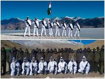 लद्दाख: भारत-तिब्बत सीमा पुलिस के जवानों ने मनाया गणतंत्र दिवस, देखें उनके देश के प्रति जज्बे की तस्वीरें