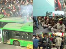 Kisan Tractor Rally Photos: जब किसानों को रोकने के लिए खुद सड़क पर बैठ गए पुलिस वाले, देखें तस्वीरें