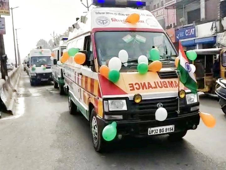 102, 108 एंबुलेंस चालकों की अनोखी मुहिम, तिरंगा लगाकर दिया ये बड़ा संदेश