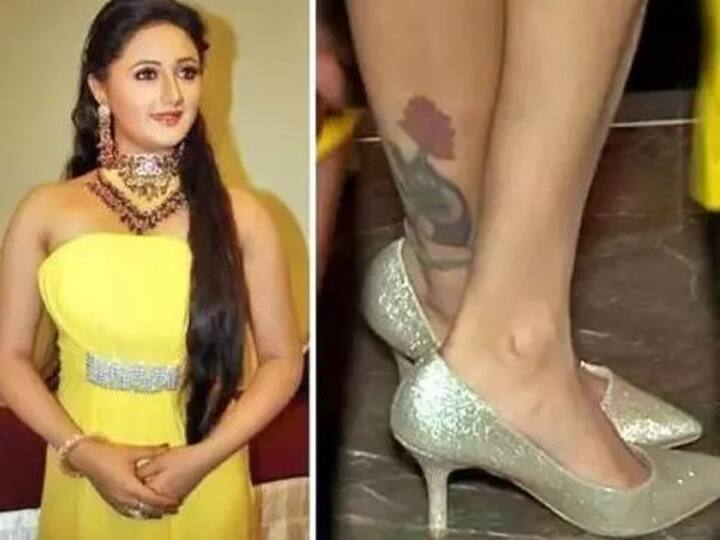 उतरन की फेमस एक्ट्रेस रश्मि बहुत खूबसूरत एक्ट्रेस हैं. रश्मि ने अपने बाएं पैर पर कमल के फूल का टैटू बनवाया हुआ है.