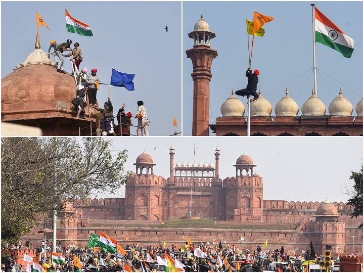 गणतंत्र दिवस के दिन किसानों की ट्रैक्टर परेड में हुई हिंसा के बाद राजधानी दिल्ली छावनी में तब्दील हो गई है. दिल्ली में पुलिस बल के साथ सीआरपीएफ की 15 कंपनियां तैनात की गई हैं. हालांकि कल देर रात आंदोलनकारियों से लाला किला खाली करवा लिया गया है. कर हुई हिंसा में करीब 86 पुलिसकर्मी घायल हुए हैं. वहीं, इस दौरान एक प्रदर्शनकारी किसान की मौत भी हो गई. पुलिस ने इस पूरे मामले के बाद सात लोगों के खिलाफ एफआईआर दर्ज की है. जानिए कल लाल किला पर क्या-क्या हुआ.