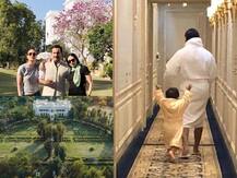 10 एकड़ में फैला है सैफ का 'पटौदी हाउस', 150 कमरे हैं और कई बिलियर्ड-डाइनिंग रूम, देखें Inside तस्वीरें