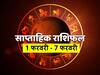 Weekly Horoscope: मेष, कर्क और कुम्भ राशि वालों को इन बातों का रखना होगा ध्यान, सभी राशियों का जानें साप्ताहिक राशिफल