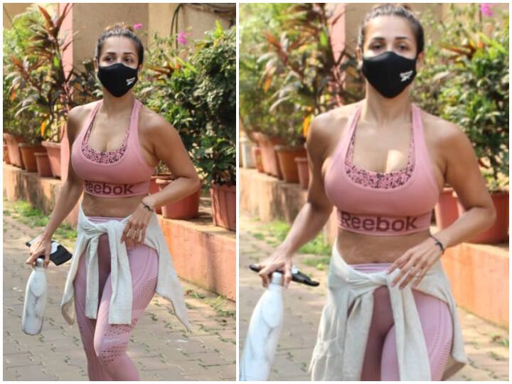 मलाइका ने आज अपने प्रेग्नेंसी वाले स्ट्रेच मार्क्स भी फ्लॉन्ट किए. 
