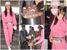 SPOTTED: बिग बॉस फेम Shehnaaz Kaur Gill ने एयरपोर्ट पर सेलिब्रेट किया बर्थडे, देखिए तस्वीरें
