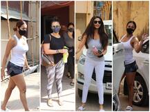मलाइका की फिटनेस देख सोहेल खान और संजय कपूर की पत्नी भी Pilate करने GYM पहुंचीं, देखें तस्वीरें