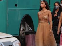 In Pics: Alia Bhatt शूट करती हुईं स्पॉट, Purple Haze ड्रेस में Kiara Advani पहुंची बांद्रा